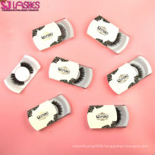 100% Real Double-layered Human Hair Lashes Wholesale False Eyelash